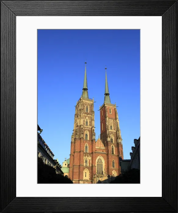 Framed Print : Cathedral of St. John the Baptist, Ostrow Tumski, Wroclaw, Lower Silesia, Poland