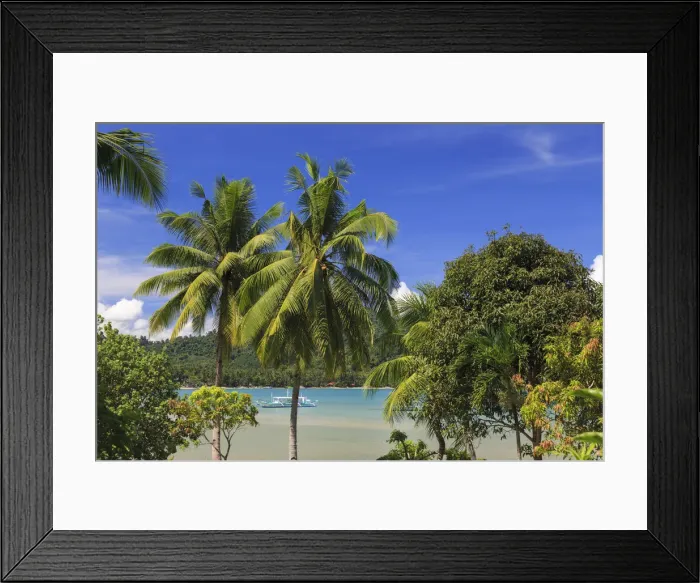Framed Print : Philippines, Palawan, Port Barton