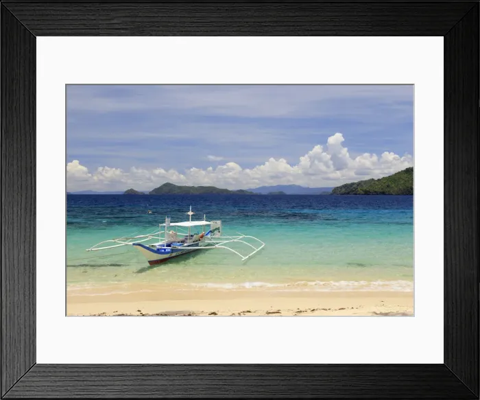 Framed Print : Philippines, Palawan, Port Barton, Cacnipa Island Framed Print : Philippines, Palawan, Port Barton, Cacnipa Island