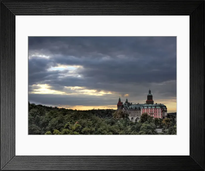 Framed Print : Ksiaz (Schloss Furstenstein) castle, Silesia, Poland