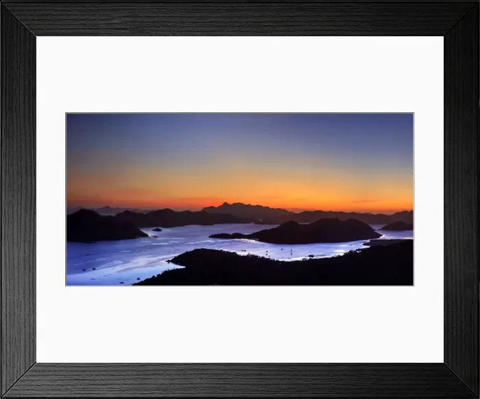 Framed Print : Philippines, Palawan, Coron Island, Coron Town Framed Print : Philippines, Palawan, Coron Island, Coron Town