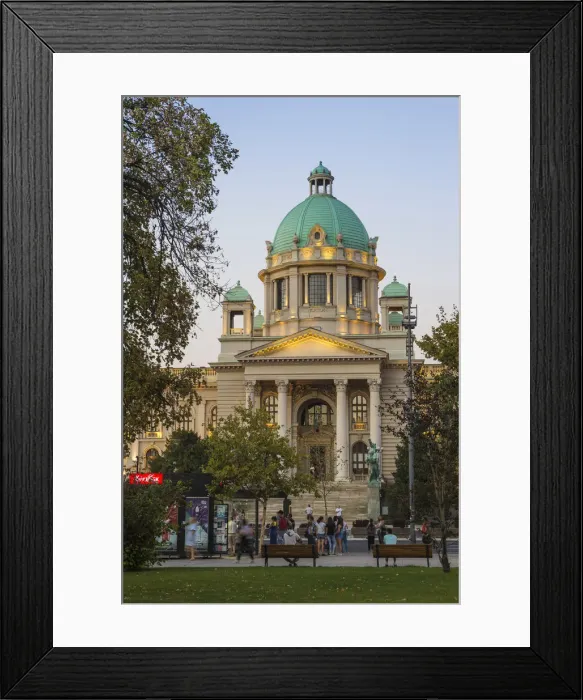 Framed Print : Serbia, Belgrade, National Assembly Framed Print : Serbia, Belgrade, National Assembly