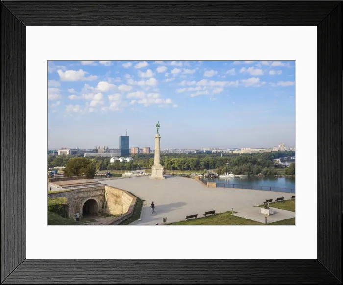 Framed Print : Serbia, Belgrade, Kalemegdan Park, Victor Monument at Belgrade Fortress Framed Print : Serbia, Belgrade, Kalemegdan Park, Victor Monument at Belgrade Fortress