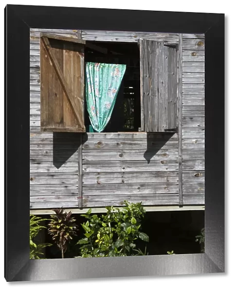 Seychelles, Mahe Island, Anse aux Pins, Creole Craft Village, exterior of traditional