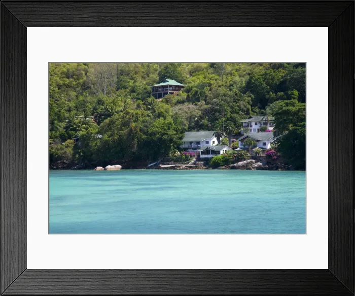 Framed Print : Seychelles, Praslin Island, Baie St. Anne bay Framed Print : Seychelles, Praslin Island, Baie St. Anne bay