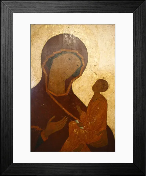 Framed Print : Icon of Holy Virgin, city museum, Pskov, Pskov region, Russia Framed Print : Icon of Holy Virgin, city museum, Pskov, Pskov region, Russia