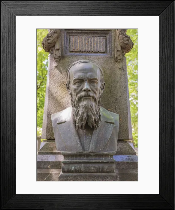 Framed Print : Grave of Fyodor Dostoyevsky, Tikhvin Cemetery, Alexander Nevsky Lavra, Saint Petersburg Framed Print : Grave of Fyodor Dostoyevsky, Tikhvin Cemetery, Alexander Nevsky Lavra, Saint Petersburg