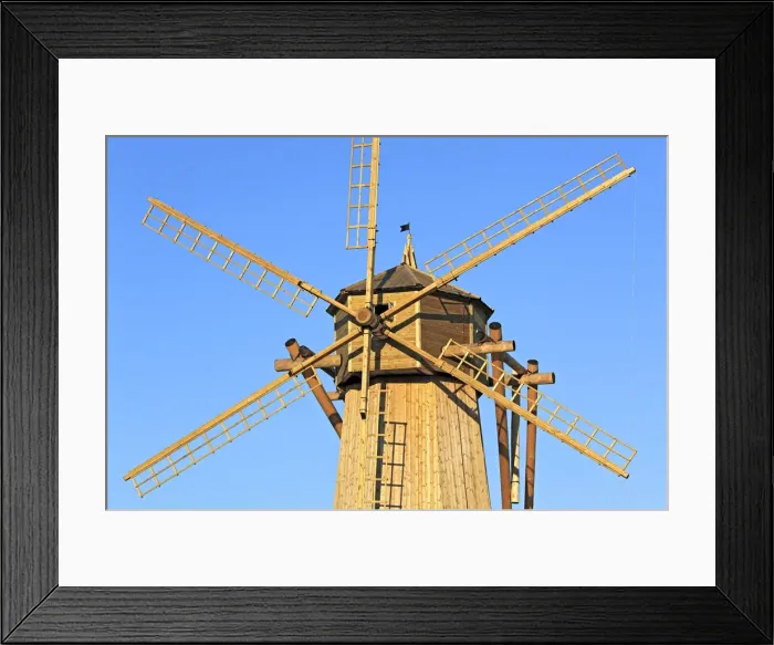 Framed Print : Wooden windmill near the New Jerusalem monastery, Istra, Moscow region, Russia Framed Print : Wooden windmill near the New Jerusalem monastery, Istra, Moscow region, Russia