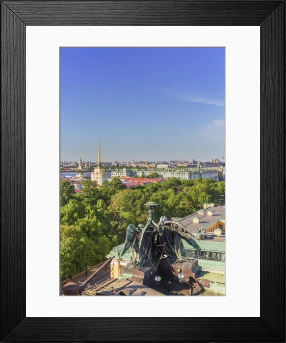 Framed Print : View from the Colonnade of St. Isaacs Cathedral, Saint Petersburg, Russia Framed Print : View from the Colonnade of St. Isaacs Cathedral, Saint Petersburg, Russia