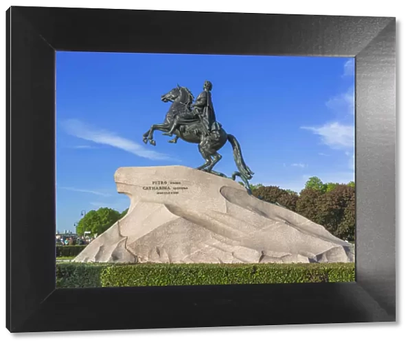 Bronze Horseman, equestrian statue of Peter the Great, Saint Petersburg, Russia