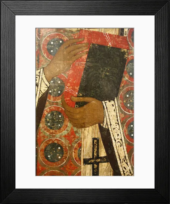 Framed Print : Icon, city museum, Pskov, Pskov region, Russia