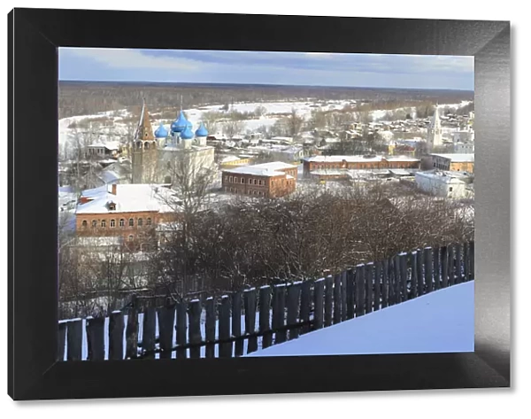 View over Gorohovets from St. Nicholas monastery, Gorohovets, Vladimir region, Russia