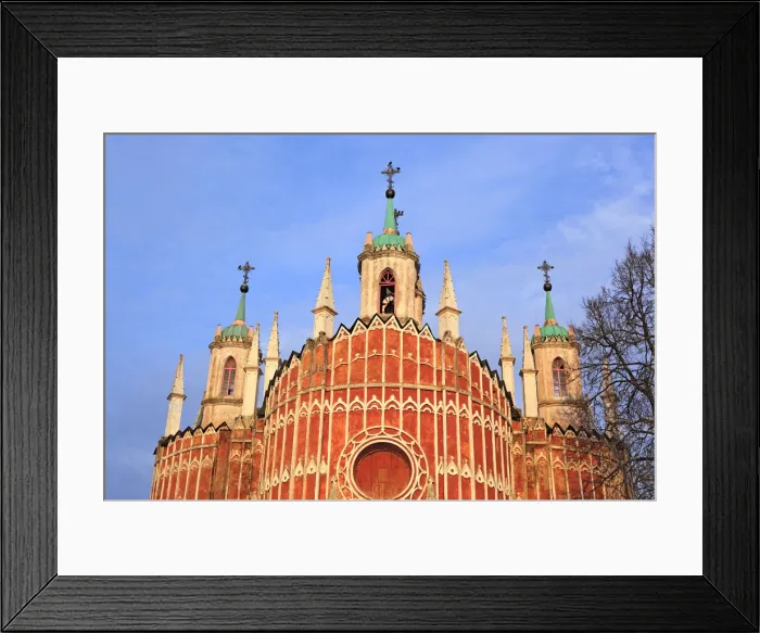 Framed Print : Church of the Transfiguration (1780s), Krasnoye, Tver region, Russia Framed Print : Church of the Transfiguration (1780s), Krasnoye, Tver region, Russia