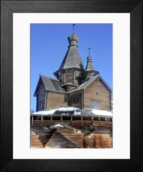 Framed Print : Church of the Nativity of Our Lady from Periodiki (1531), Museum of wooden architecture Framed Print : Church of the Nativity of Our Lady from Periodiki (1531), Museum of wooden architecture