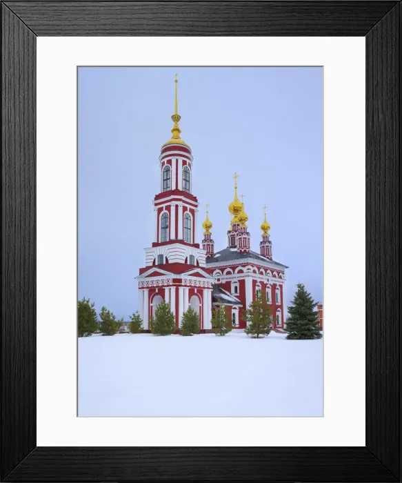 Framed Print : St. Michael church (1769), Mikhali, near Suzdal, Vladimir region, Russia Framed Print : St. Michael church (1769), Mikhali, near Suzdal, Vladimir region, Russia