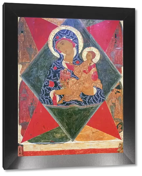 Holy Virgin, Icon in museum, Rostov, Yaroslavl region, Russia