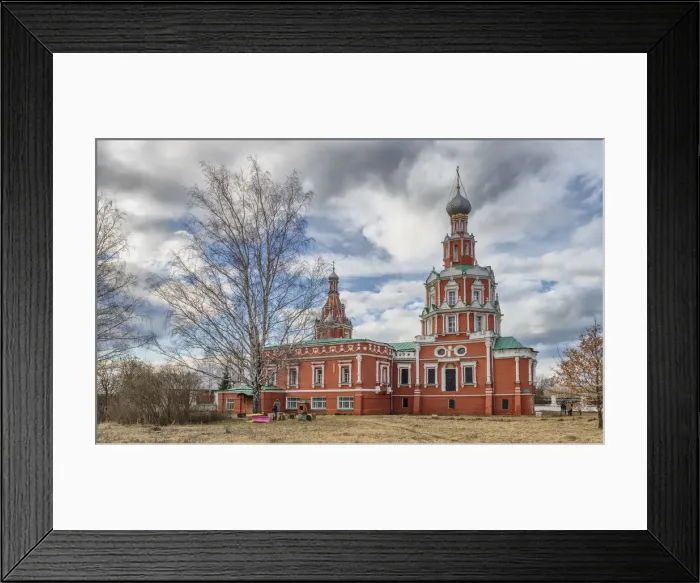 Framed Print : Church of Smolensk icon of Holy Virgin (1690s), Sofrino, Moscow region, Russia Framed Print : Church of Smolensk icon of Holy Virgin (1690s), Sofrino, Moscow region, Russia
