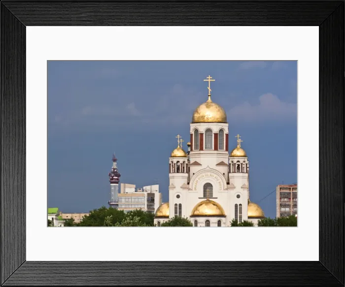 Framed Print : Russia, Ekaterinburg (Yekateringburg), Church of the Blood, The Romanov Memorial Framed Print : Russia, Ekaterinburg (Yekateringburg), Church of the Blood, The Romanov Memorial