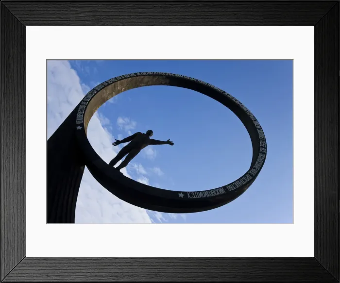 Framed Print : Russia, Baltic region, Kaliningrad, Cosmonaut Monument Framed Print : Russia, Baltic region, Kaliningrad, Cosmonaut Monument