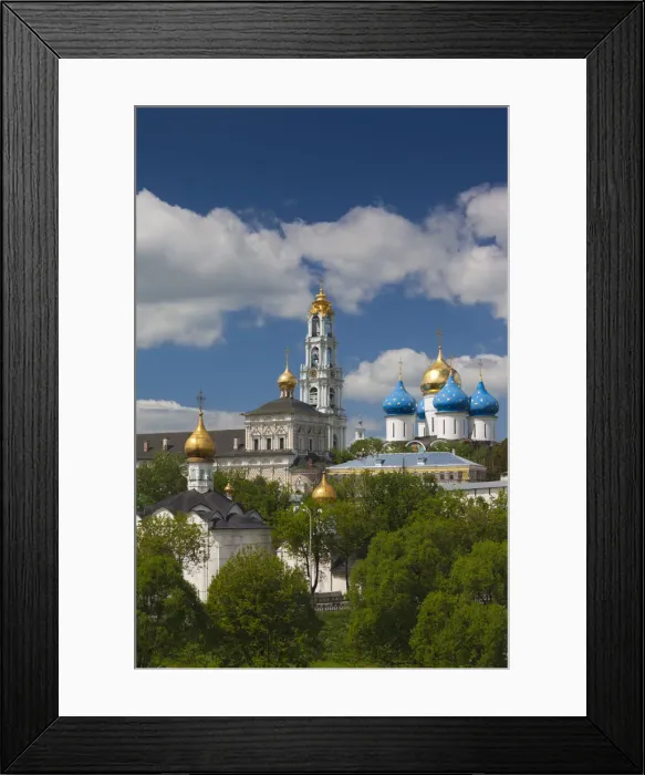 Framed Print : Russia, Moscow Oblast, Golden Ring, Sergiev Posad, Trinity Monastery of St. Sergius Framed Print : Russia, Moscow Oblast, Golden Ring, Sergiev Posad, Trinity Monastery of St. Sergius