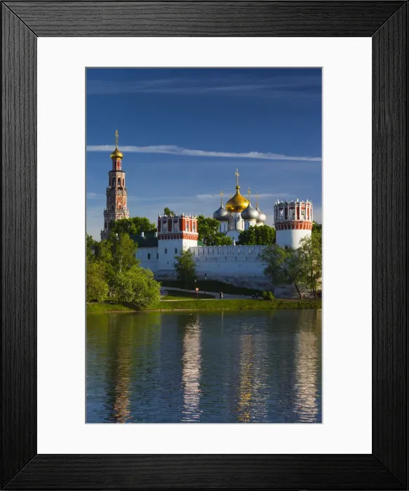 Framed Print : Russia, Moscow Oblast, Moscow, Khamovniki-area, Novodevichy Monastery, late afternoon Framed Print : Russia, Moscow Oblast, Moscow, Khamovniki-area, Novodevichy Monastery, late afternoon