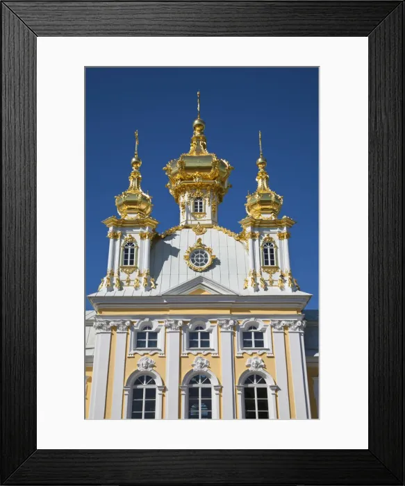 Framed Print : Russia, St Petersburg, Peterhof (Petrodvorets) The Peterhof (Petrodvorets) Grand Palace Framed Print : Russia, St Petersburg, Peterhof (Petrodvorets) The Peterhof (Petrodvorets) Grand Palace