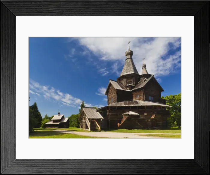 Framed Print : Russia, Novgorod Oblast, Veliky Novgorod, Vitoslavitsky Museum of Wooden Architecture Framed Print : Russia, Novgorod Oblast, Veliky Novgorod, Vitoslavitsky Museum of Wooden Architecture