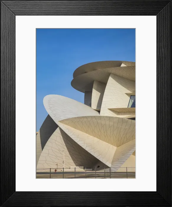 Framed Print : National Museum of Qatar by Jean Nouvel, Doha, Qatar Framed Print : National Museum of Qatar by Jean Nouvel, Doha, Qatar