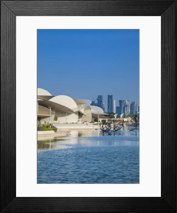 Framed Print : National Museum of Qatar by Jean Nouvel, Doha, Qatar Framed Print : National Museum of Qatar by Jean Nouvel, Doha, Qatar