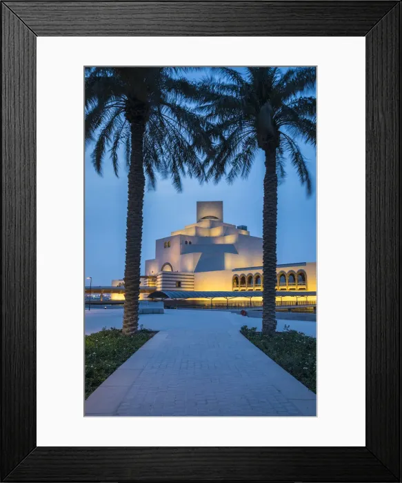 Framed Print : Museum of Islamic Art by I. M. Pei, Doha, Qatar Framed Print : Museum of Islamic Art by I. M. Pei, Doha, Qatar