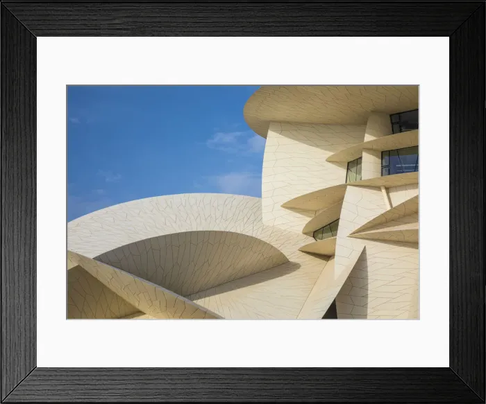 Framed Print : National Museum of Qatar by Jean Nouvel, Doha, Qatar Framed Print : National Museum of Qatar by Jean Nouvel, Doha, Qatar