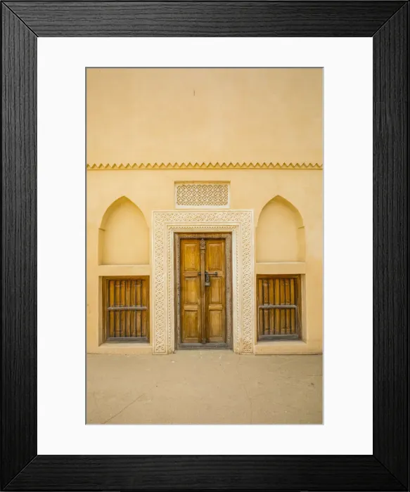 Framed Print : Traditional palace at the National Museum of Qatar, Doha, Qatar Framed Print : Traditional palace at the National Museum of Qatar, Doha, Qatar