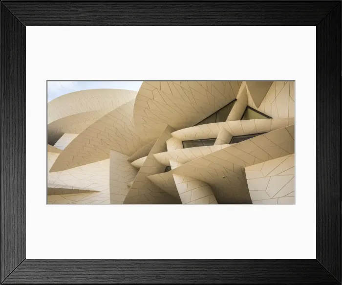 Framed Print : National Museum of Qatar by Jean Nouvel, Doha, Qatar Framed Print : National Museum of Qatar by Jean Nouvel, Doha, Qatar