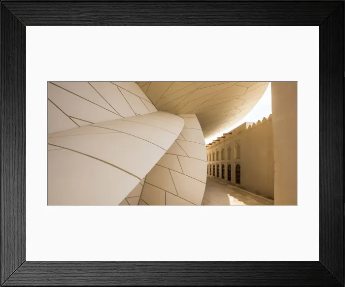 Framed Print : National Museum of Qatar by Jean Nouvel, Doha, Qatar Framed Print : National Museum of Qatar by Jean Nouvel, Doha, Qatar