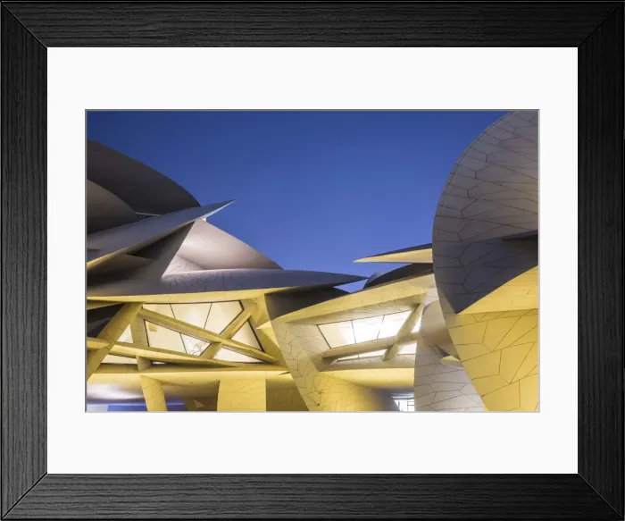 Framed Print : National Museum of Qatar by Jean Nouvel, Doha, Qatar Framed Print : National Museum of Qatar by Jean Nouvel, Doha, Qatar