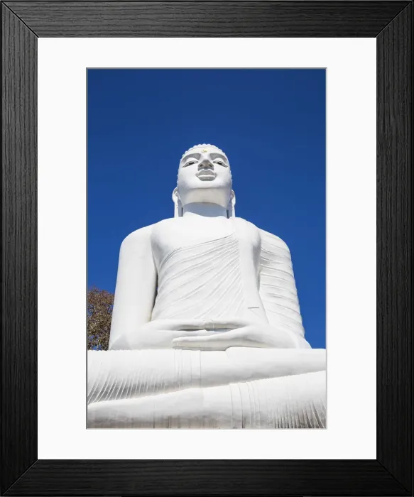 Framed Print : Sri Lanka, Kandy, Bahiravokanda Vihara Buddha Statue Framed Print : Sri Lanka, Kandy, Bahiravokanda Vihara Buddha Statue