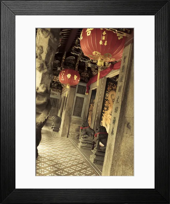 Framed Print : Thian Hock Keng temple, China Town, Singapore