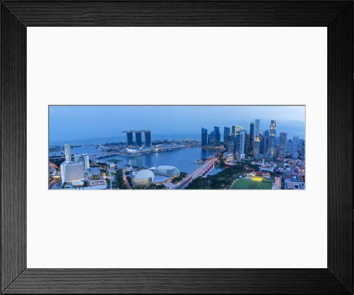 Framed Print : Central Business District & Marina Bay Sands Hotel, Singapore Framed Print : Central Business District & Marina Bay Sands Hotel, Singapore