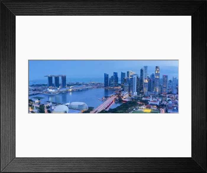 Framed Print : Central Business District & Marina Bay Sands Hotel, Singapore Framed Print : Central Business District & Marina Bay Sands Hotel, Singapore