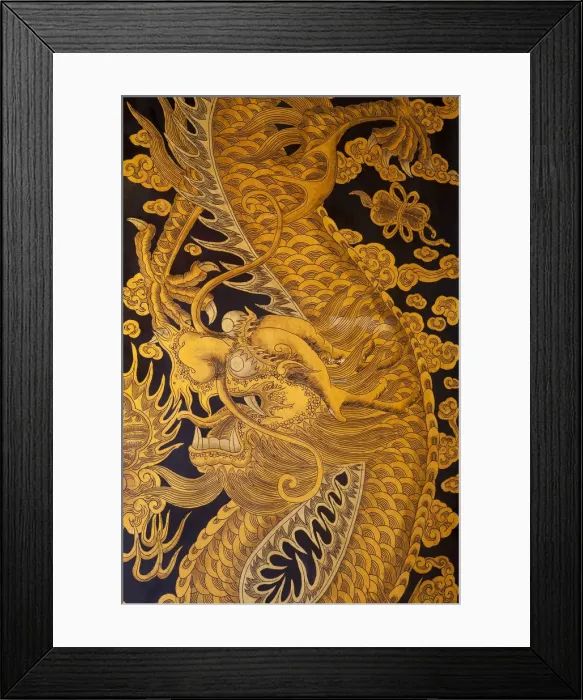 Framed Print : South East Asia, Singapore, Thian Hock Keng temple in Chinatown, Detail of historic Framed Print : South East Asia, Singapore, Thian Hock Keng temple in Chinatown, Detail of historic