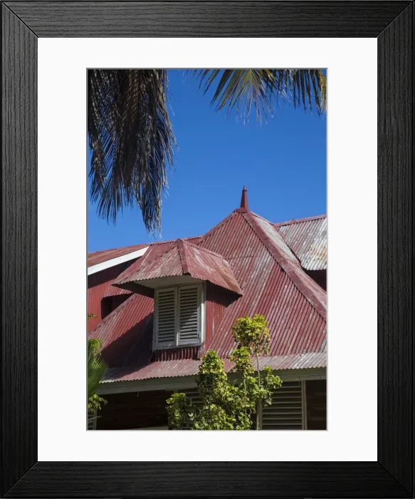 Framed Print : La Passe, La Digue, Seychelles Framed Print : La Passe, La Digue, Seychelles