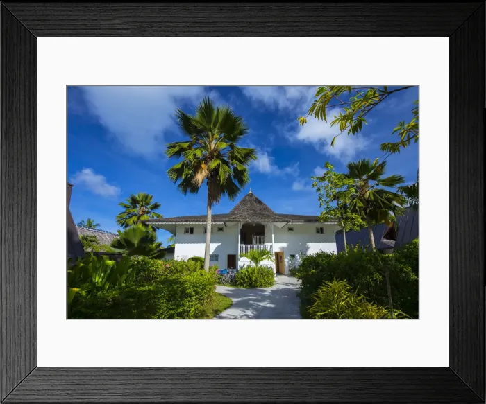 Framed Print : La Digue Island Lodge hotel, La Digue, Seychelles Framed Print : La Digue Island Lodge hotel, La Digue, Seychelles
