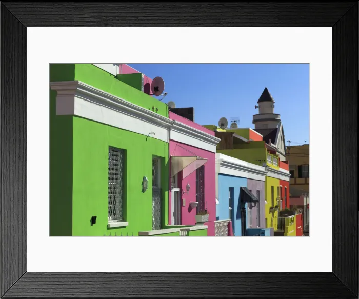Framed Print : South Africa, Western Cape, Cape Town, Bo-kaap Framed Print : South Africa, Western Cape, Cape Town, Bo-kaap
