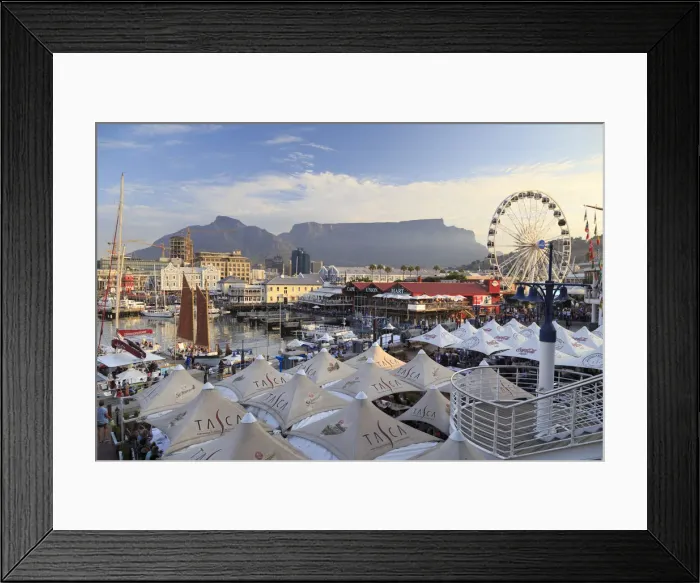 Framed Print : South Africa, Western Cape, Cape Town, V&A Waterfront, Victoria Wharf Framed Print : South Africa, Western Cape, Cape Town, V&A Waterfront, Victoria Wharf