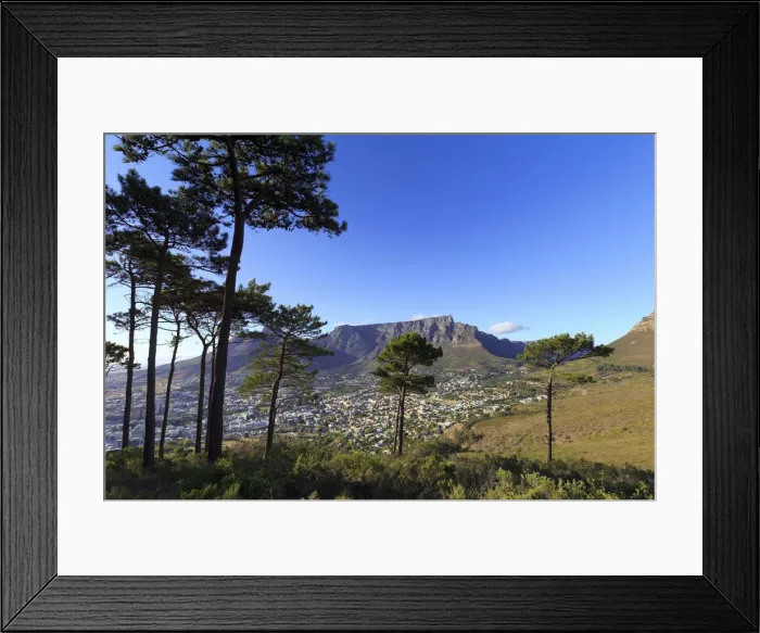 Framed Print : South Africa, Western Cape, Cape Town, Cape Town Central Business District and City Framed Print : South Africa, Western Cape, Cape Town, Cape Town Central Business District and City