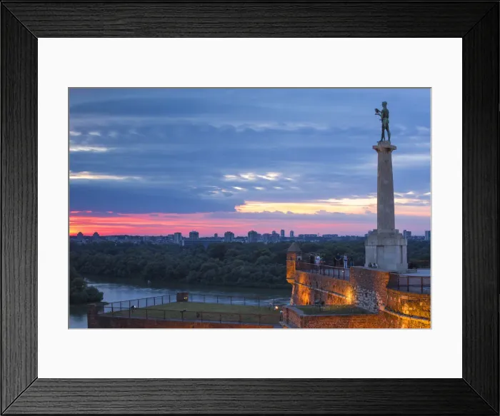 Framed Print : Serbia, Belgrade, Kalemegdan Park, Victor Monument at Belgrade Fortress Framed Print : Serbia, Belgrade, Kalemegdan Park, Victor Monument at Belgrade Fortress