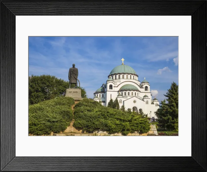 Framed Print : Serbia, Belgrade, St Sava Temple - The largest orthodox cathedral in the world Framed Print : Serbia, Belgrade, St Sava Temple - The largest orthodox cathedral in the world