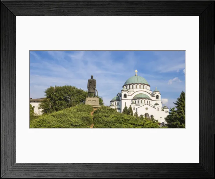 Framed Print : Serbia, Belgrade, St Sava Temple - The largest orthodox cathedral in the world Framed Print : Serbia, Belgrade, St Sava Temple - The largest orthodox cathedral in the world