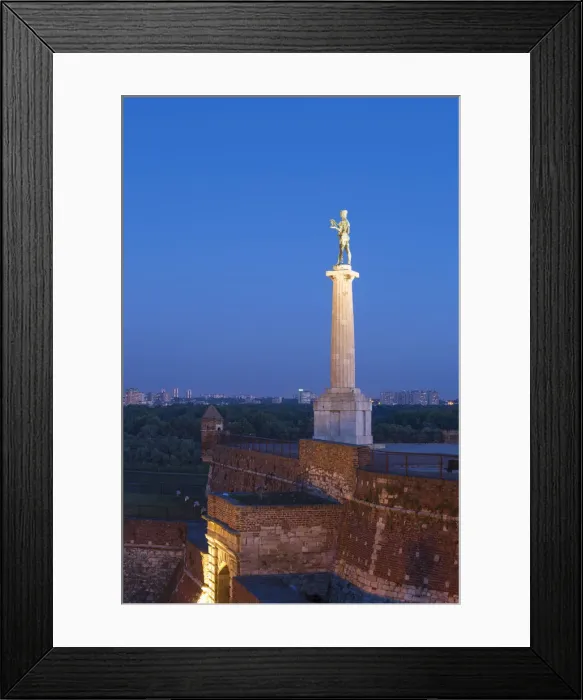 Framed Print : Serbia, Belgrade, Kalemegdan Park, Victor Monument at Belgrade Fortress Framed Print : Serbia, Belgrade, Kalemegdan Park, Victor Monument at Belgrade Fortress