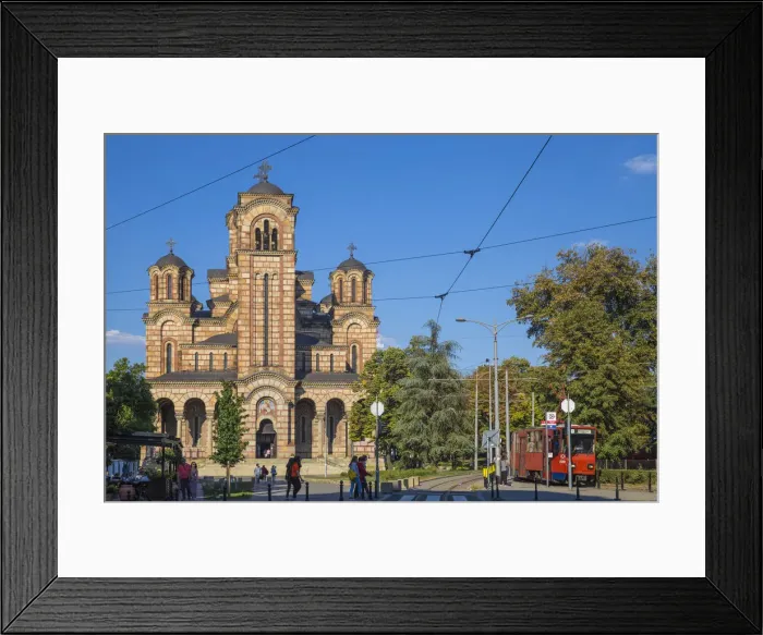 Framed Print : Serbia, Belgrade, Tasmajdan Park, St Marks Church Framed Print : Serbia, Belgrade, Tasmajdan Park, St Marks Church
